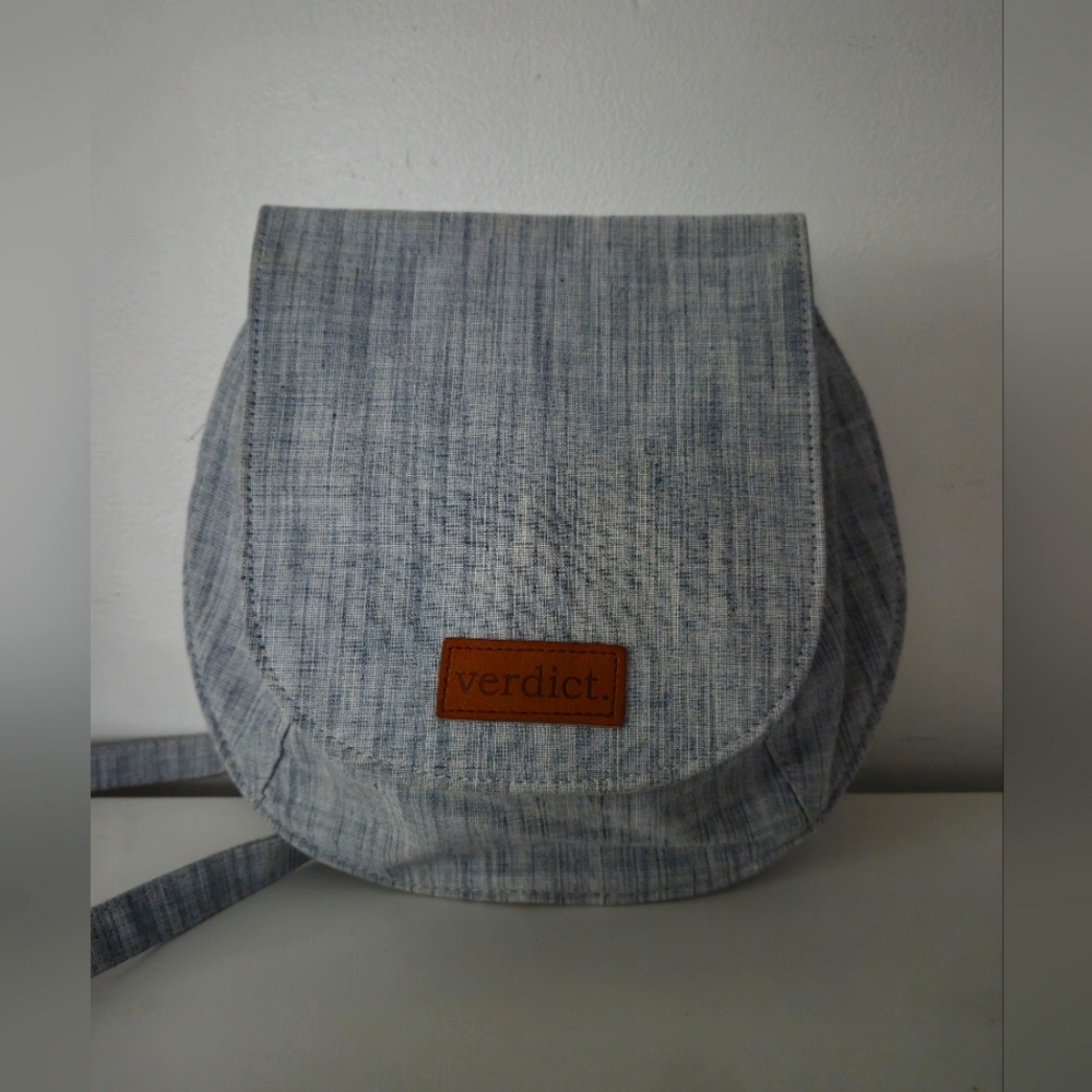 Verdict Originals Chambray Crossbody Bag Purse